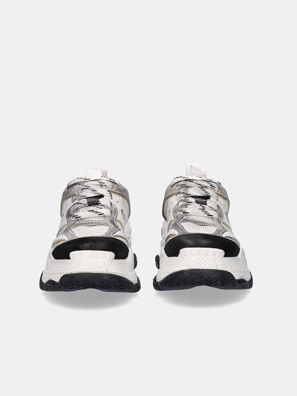 930-10 LEATHER BLACK GREY