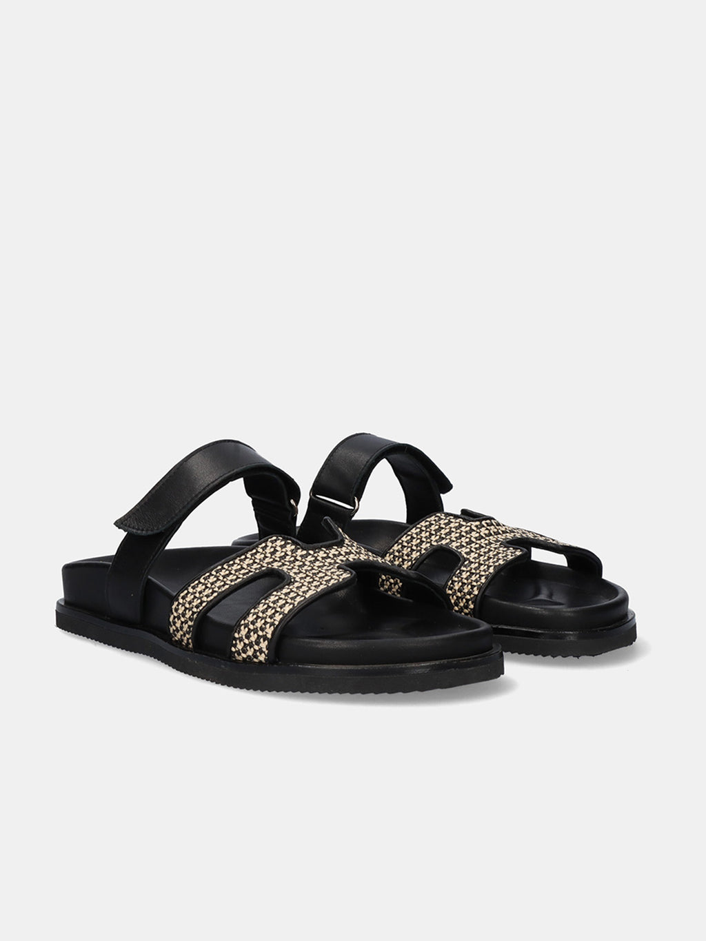 966 KIMOLOS LEATHER BEIGE BLK