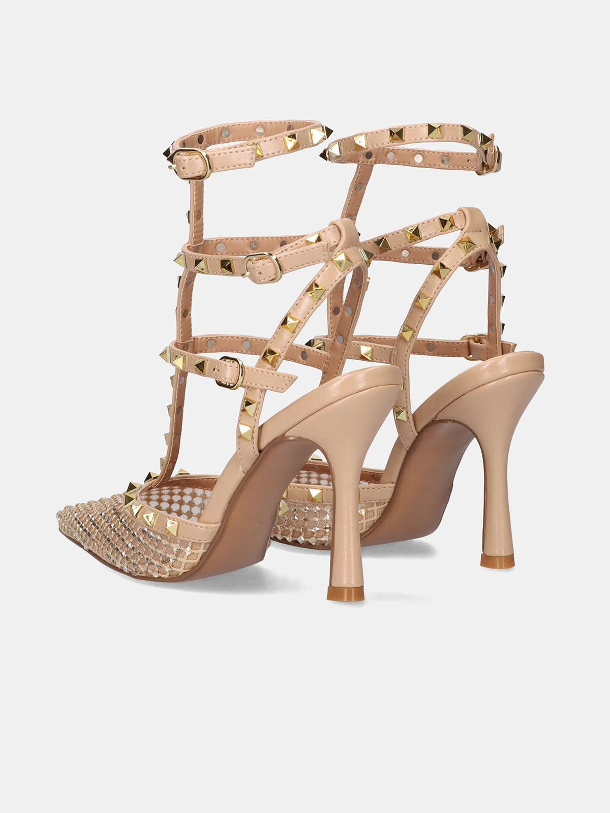 ANGELIA-716 STRASS BEIGE GOLD