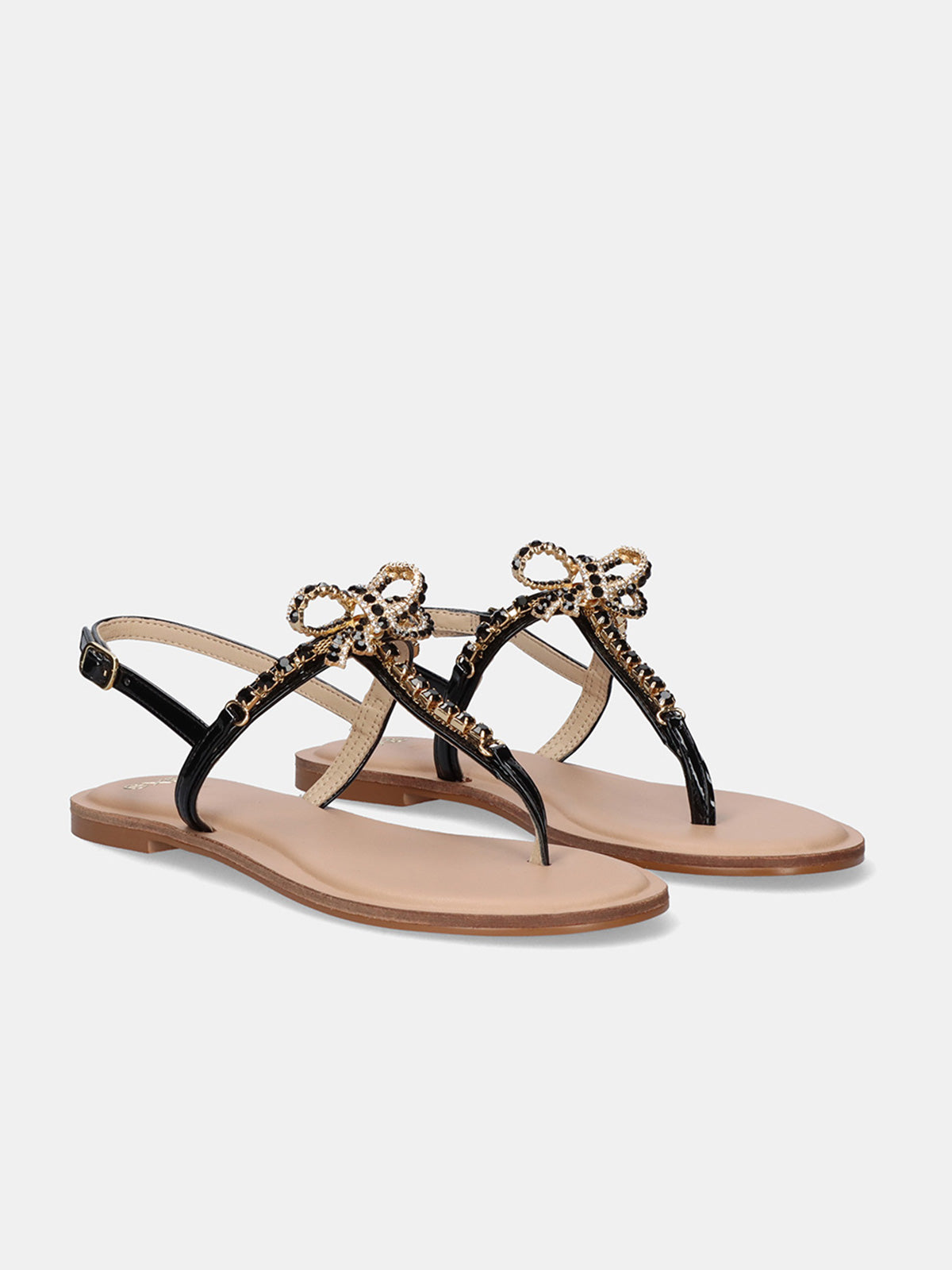 ANGELINA-128 STRASS BLACK