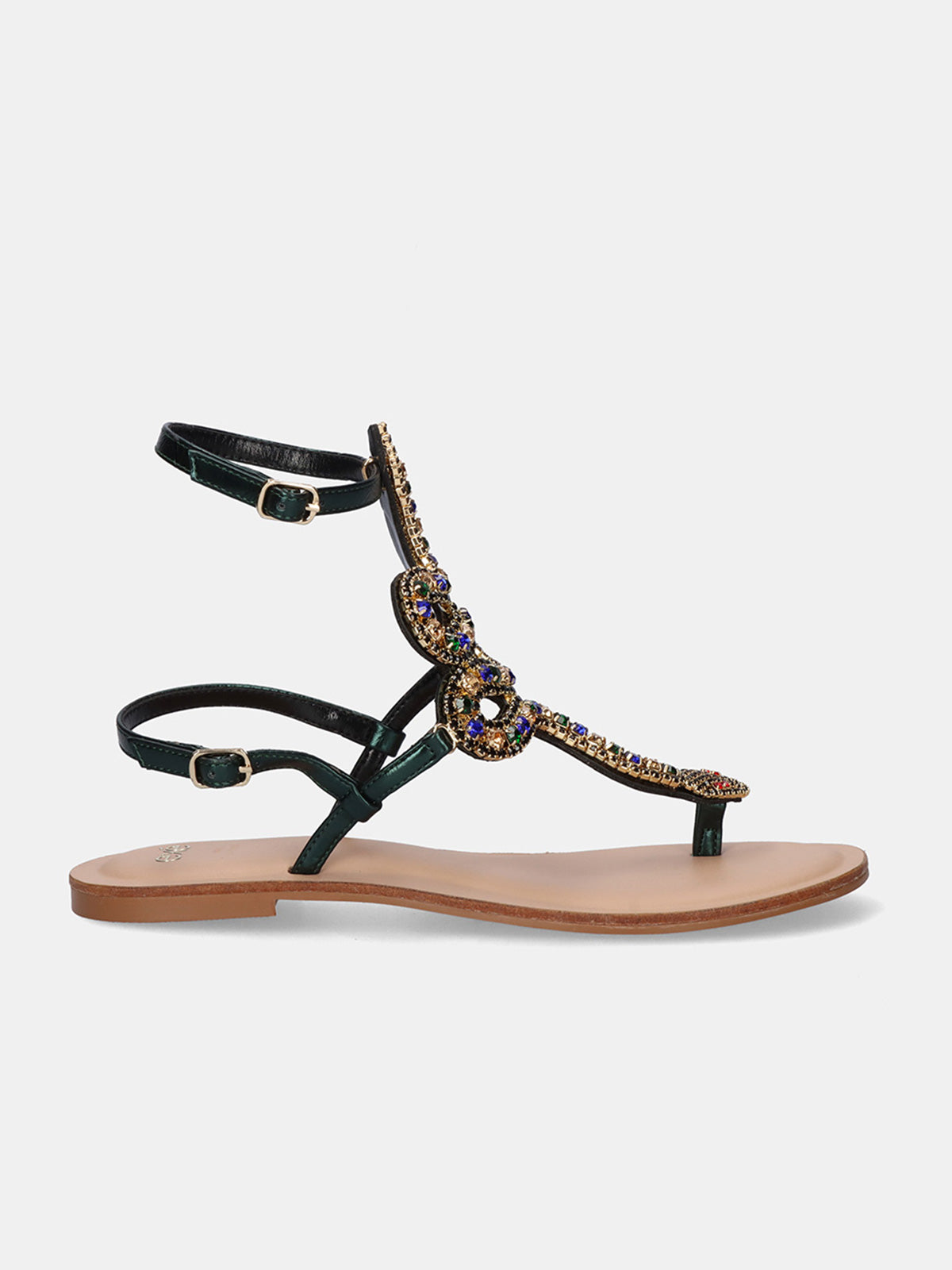 ANGELINA-129 STRASS OLIVE