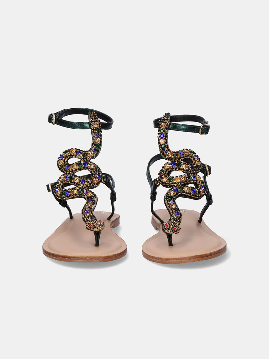 ANGELINA-129 STRASS OLIVE