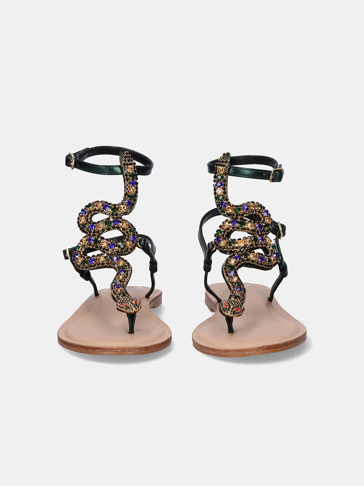 ANGELINA-129 STRASS OLIVE