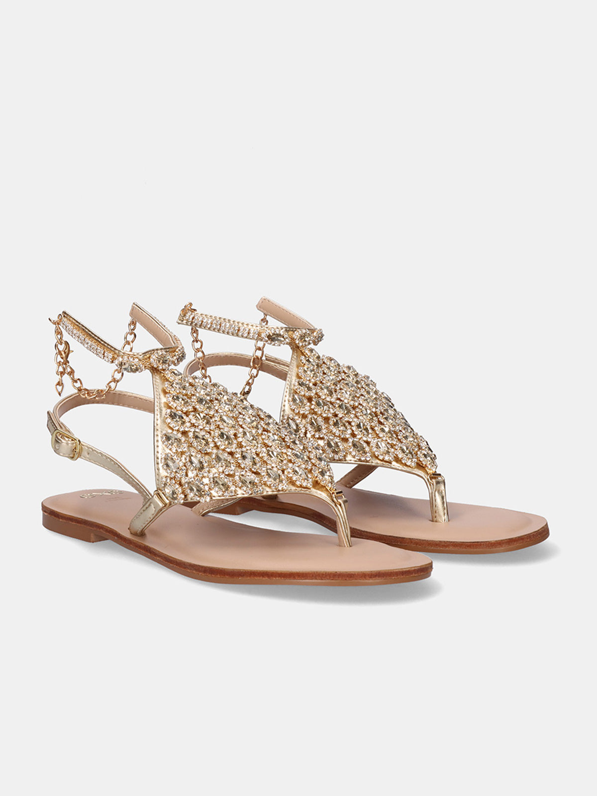 ANGELINA-130 STRASS GOLD