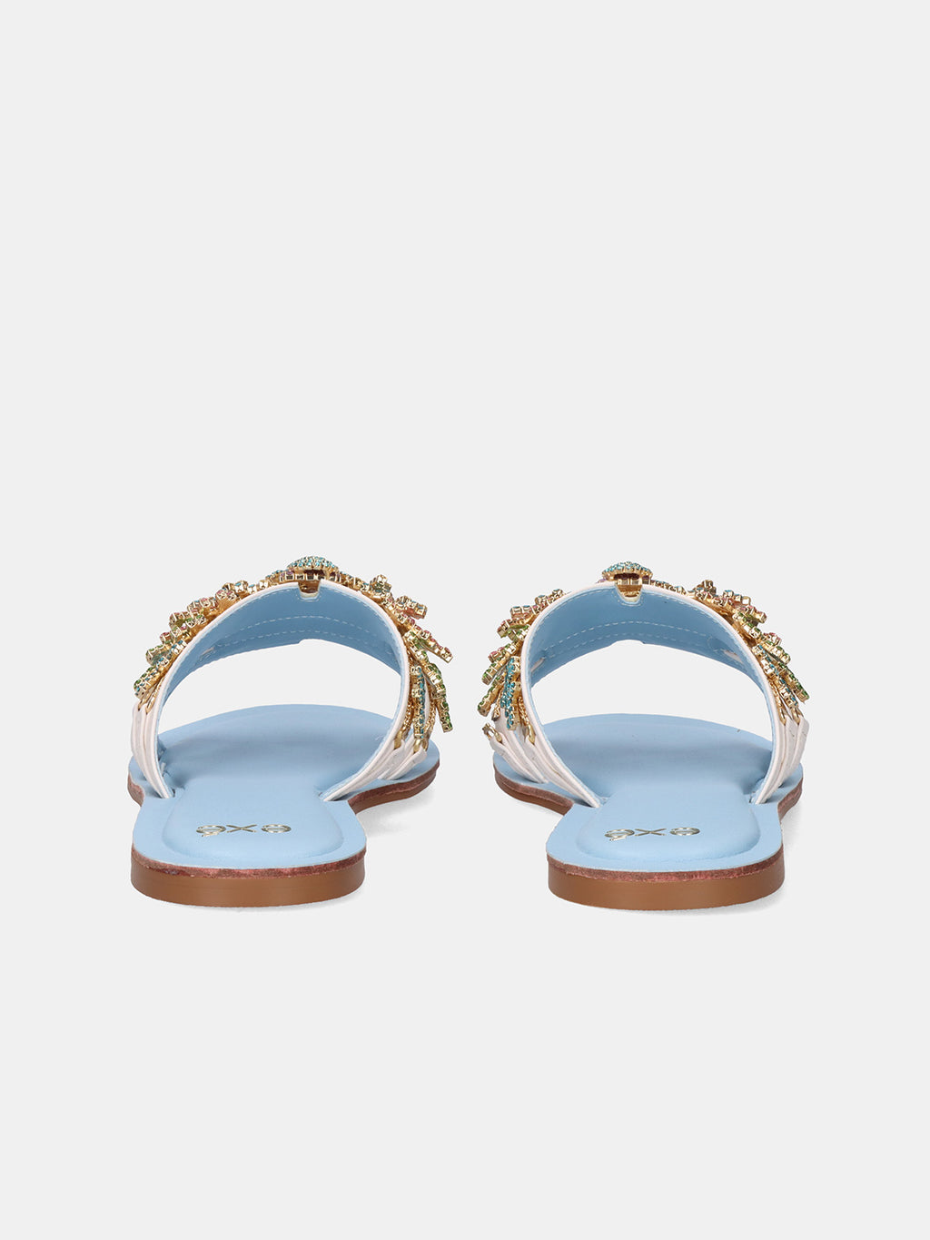 ANGELINA-165 STRASS WHITE BLUE