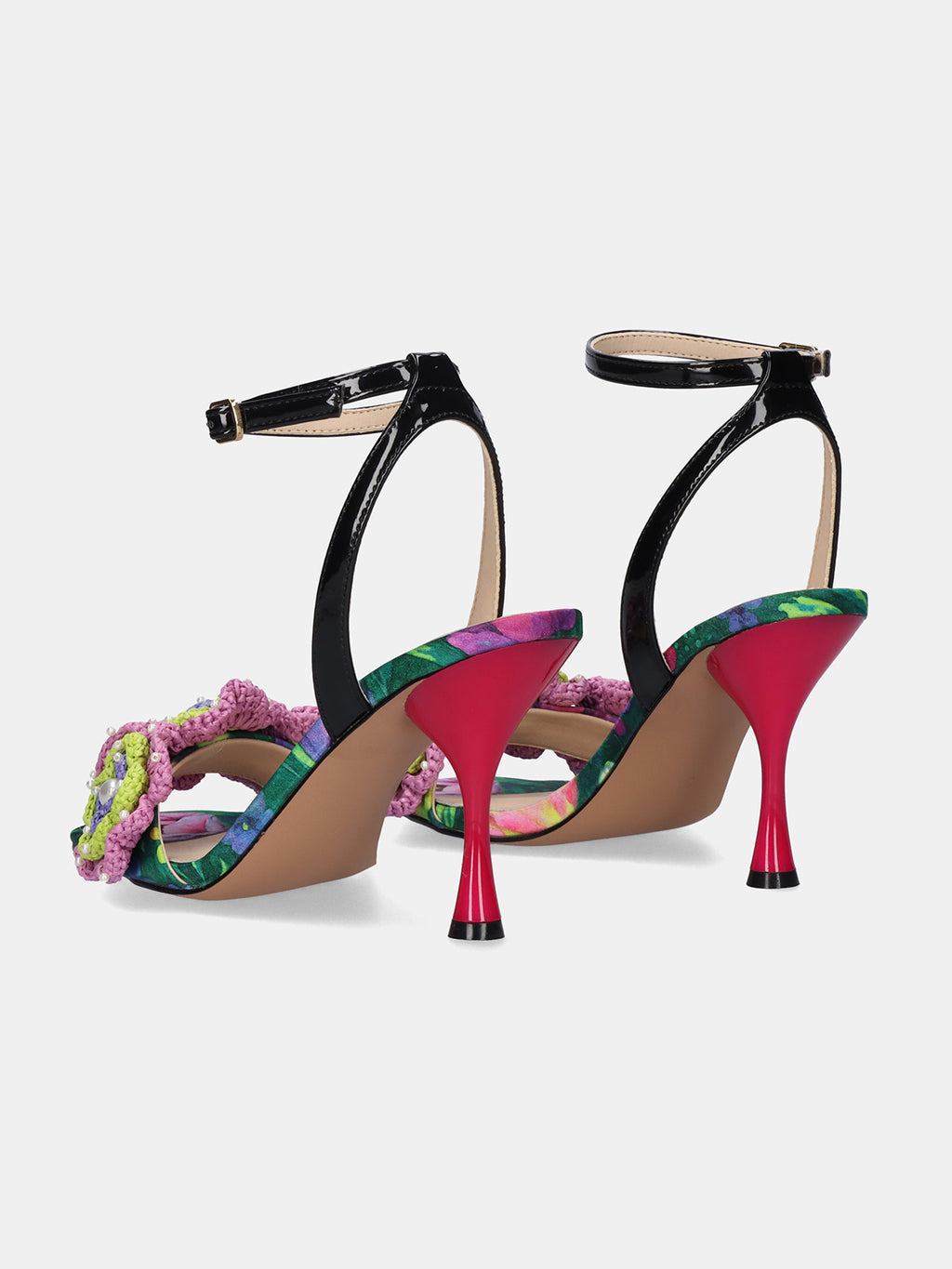 ANITA-116 FLOWER GREEN BLK