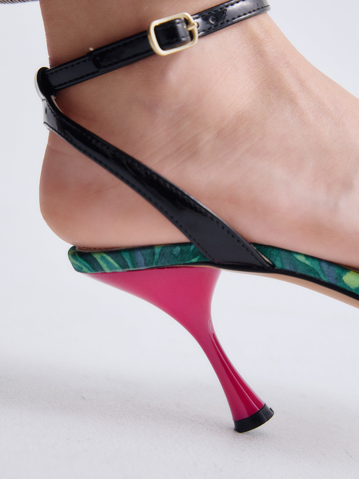 ANITA-116 FLOWER GREEN BLK