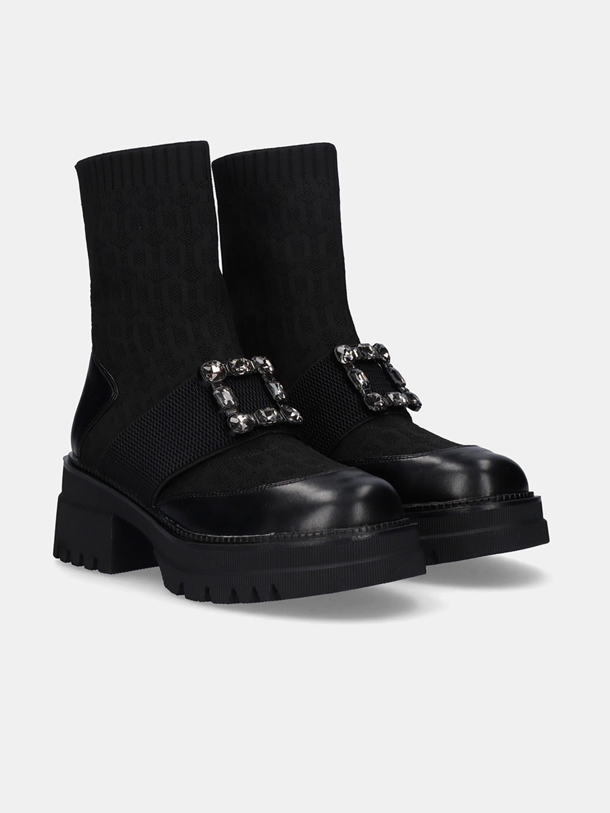 B079-H1033 KNIT BLACK