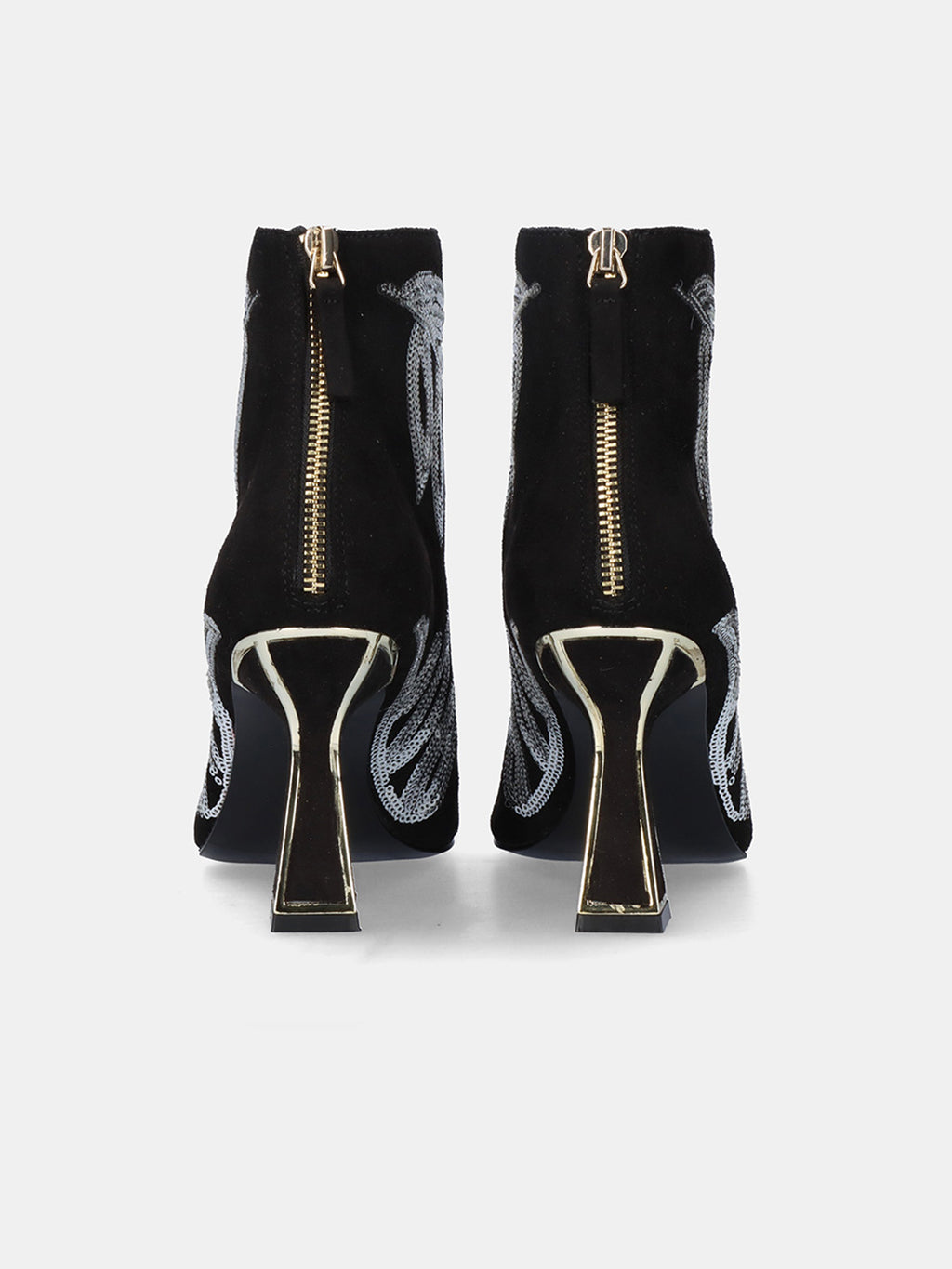 BELINDA-527 FABRIC BLACK-SILV