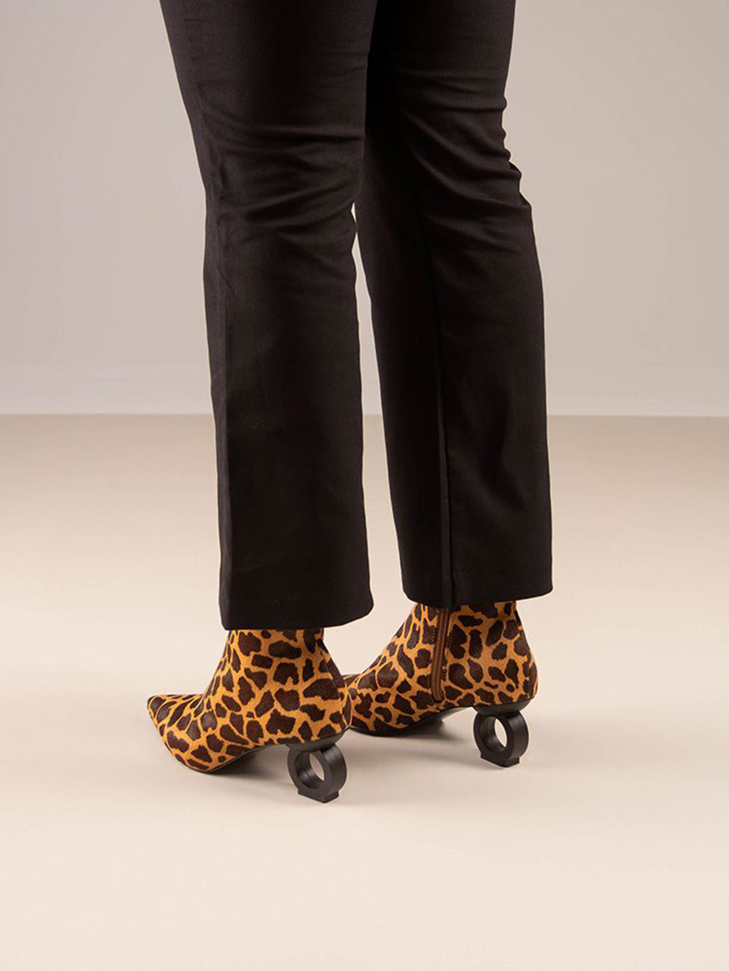 BRUNA-612 LEATHER LEOPARD