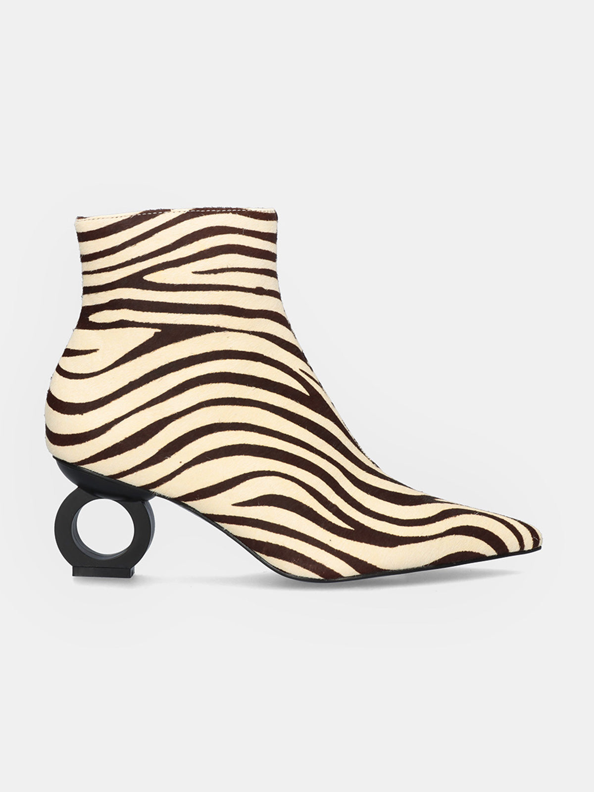 BRUNA-612 LEATHER ZEBRA