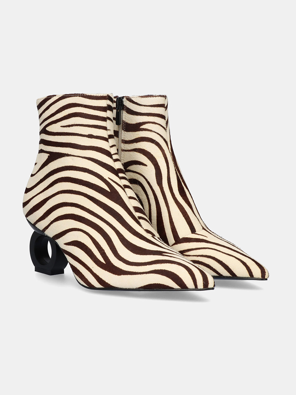 BRUNA-612 LEATHER ZEBRA
