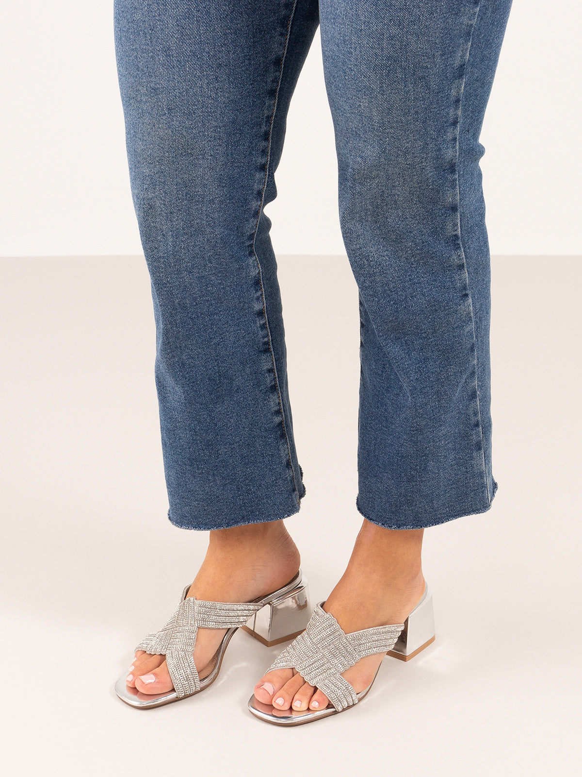 CARMEN-277 STRASS SILVER