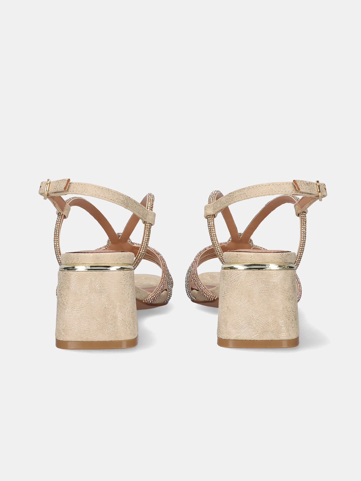 CARMEN-300B STRASS GOLD SILVER