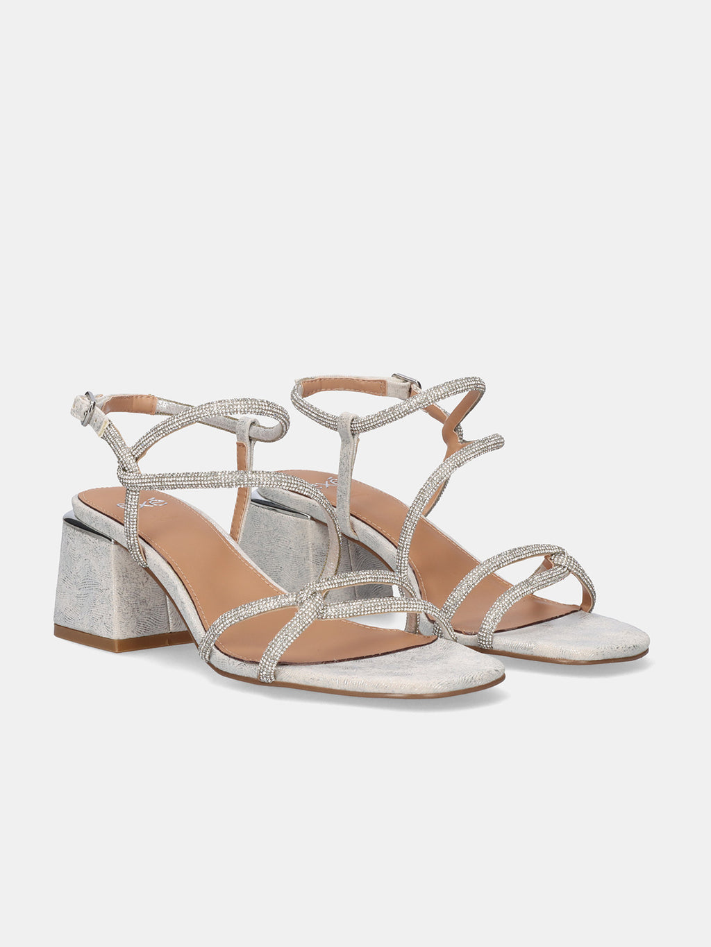 CARMEN-777 STRASS SILVER