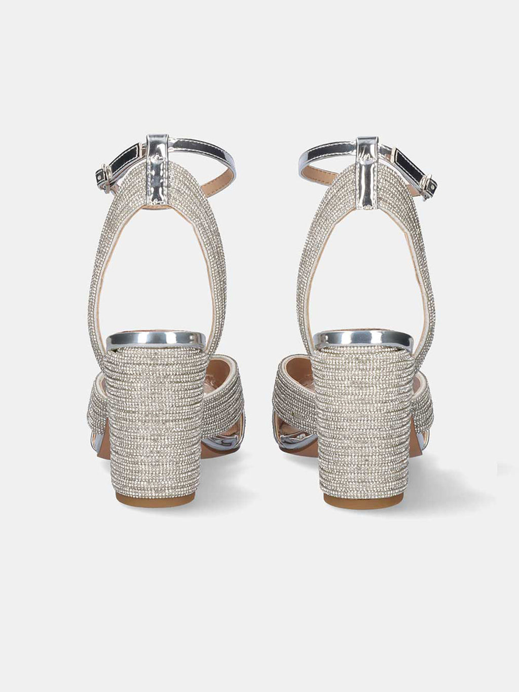 CAROL-505 STRASS SILVER