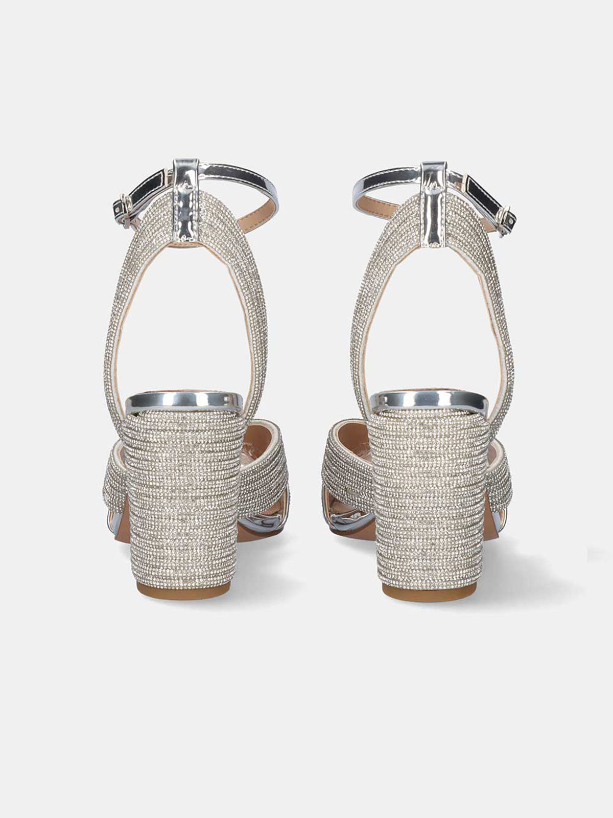 CAROL-505 STRASS SILVER