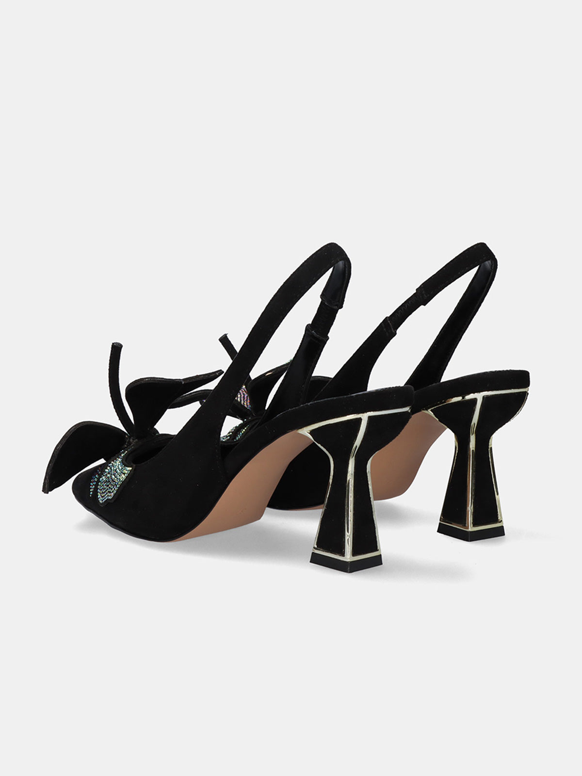 CORINA-143 FABRIC BLACK-SILV