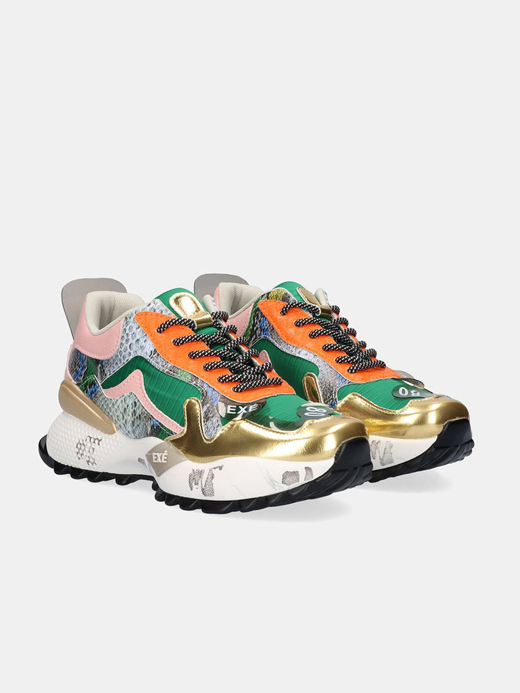 D190608-13 PU GREEN PINK