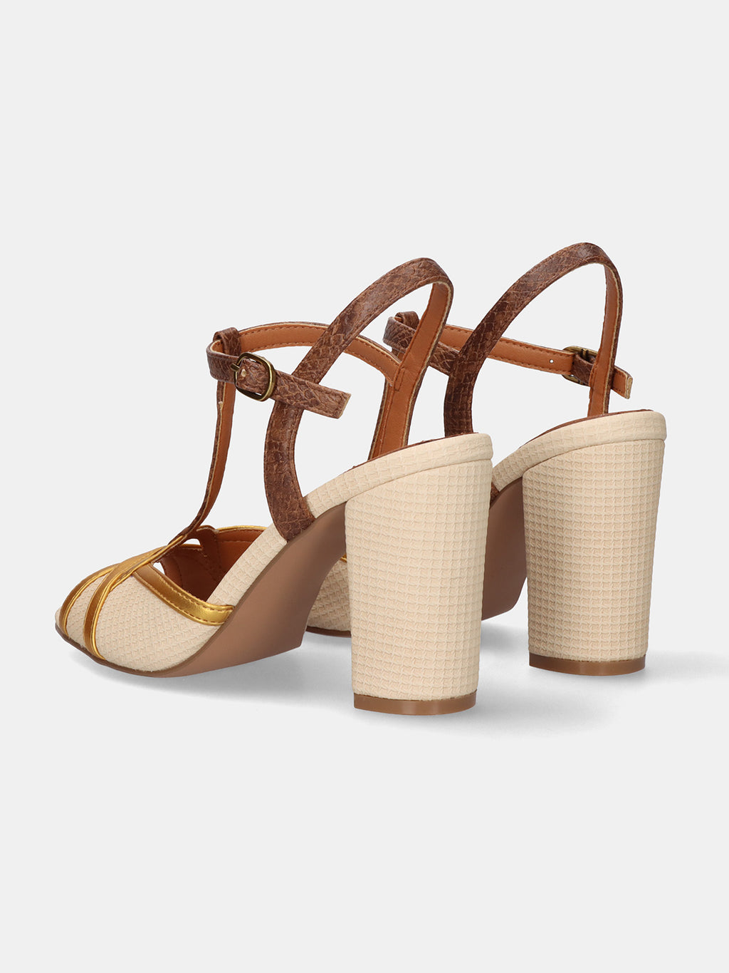 DENISE-500 PU BEIGE BRWN