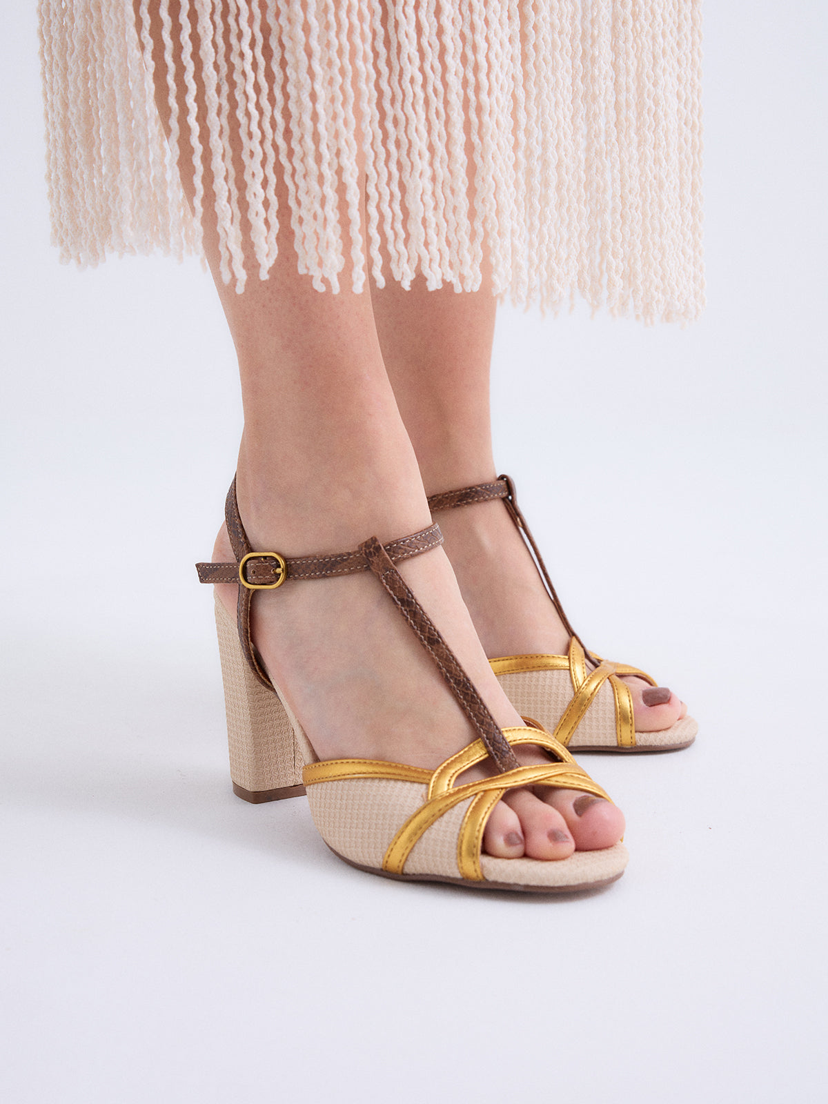 DENISE-500 PU BEIGE BRWN