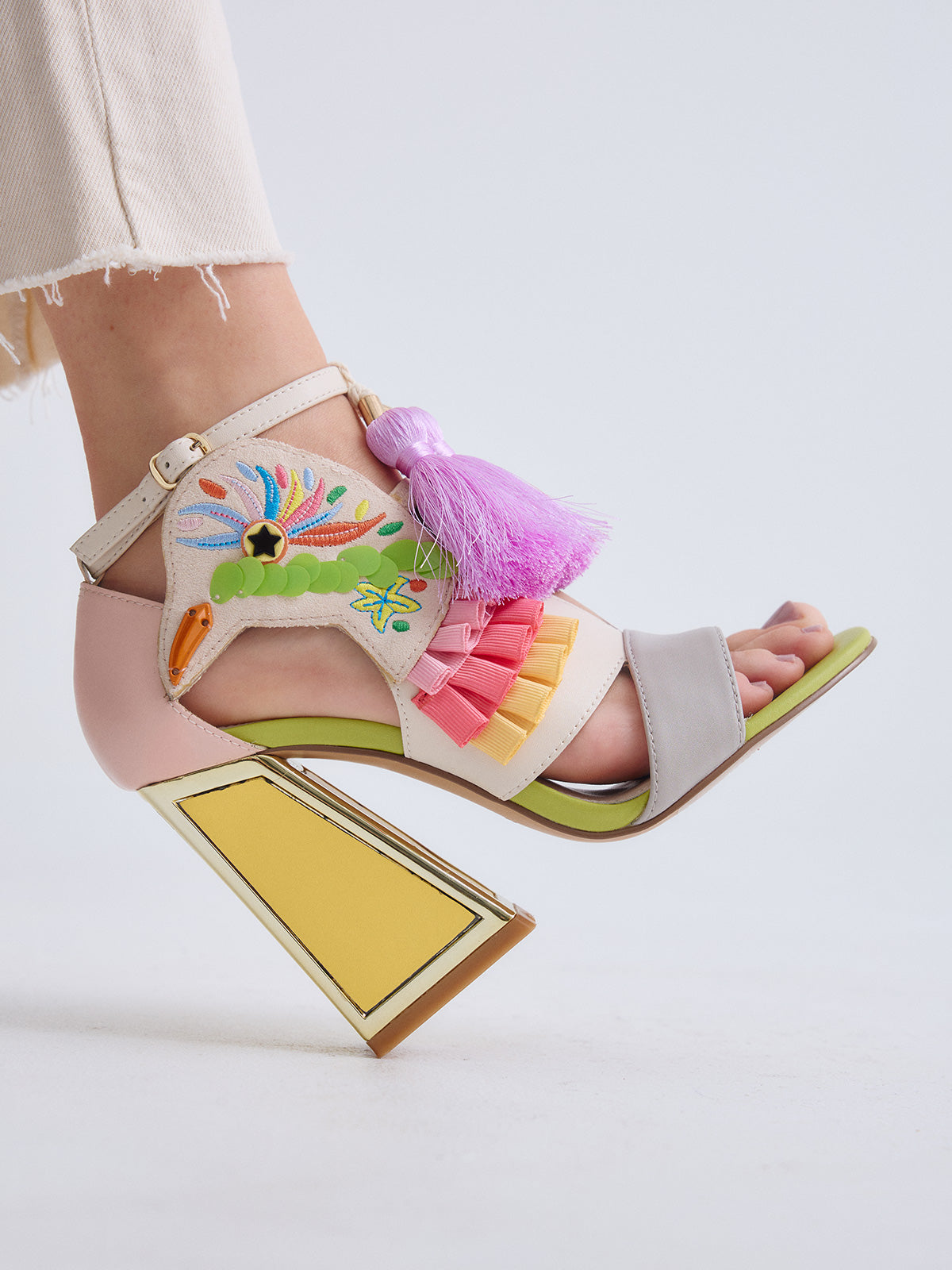 DOMINIC-550 PU PINK GREY