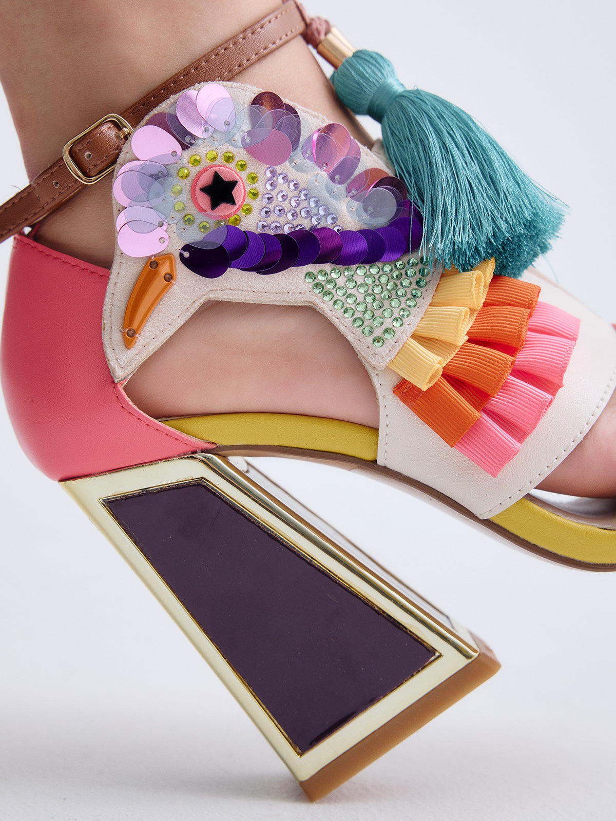 DOMINIC-596 PU PINK ORANGE