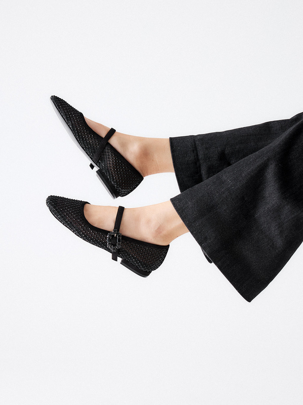 ELIZA-260 STRASS BLACK