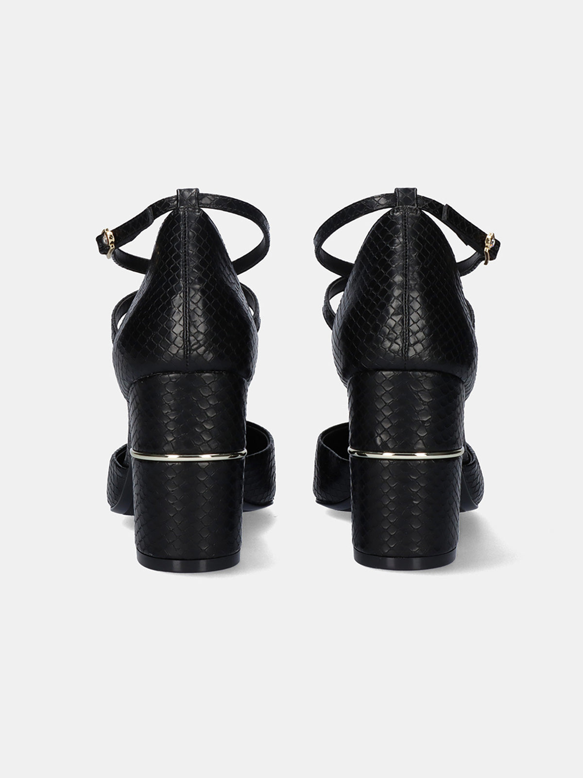 EVELYN-674 SNAKE BLACK