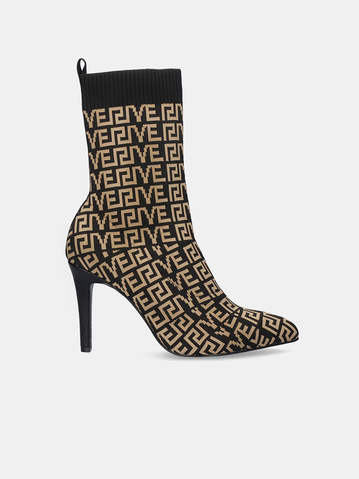 GARDA-521 KNIT BLK-BEIGE