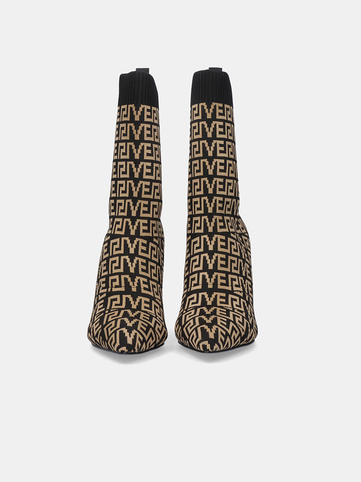 GARDA-521 KNIT BLK-BEIGE