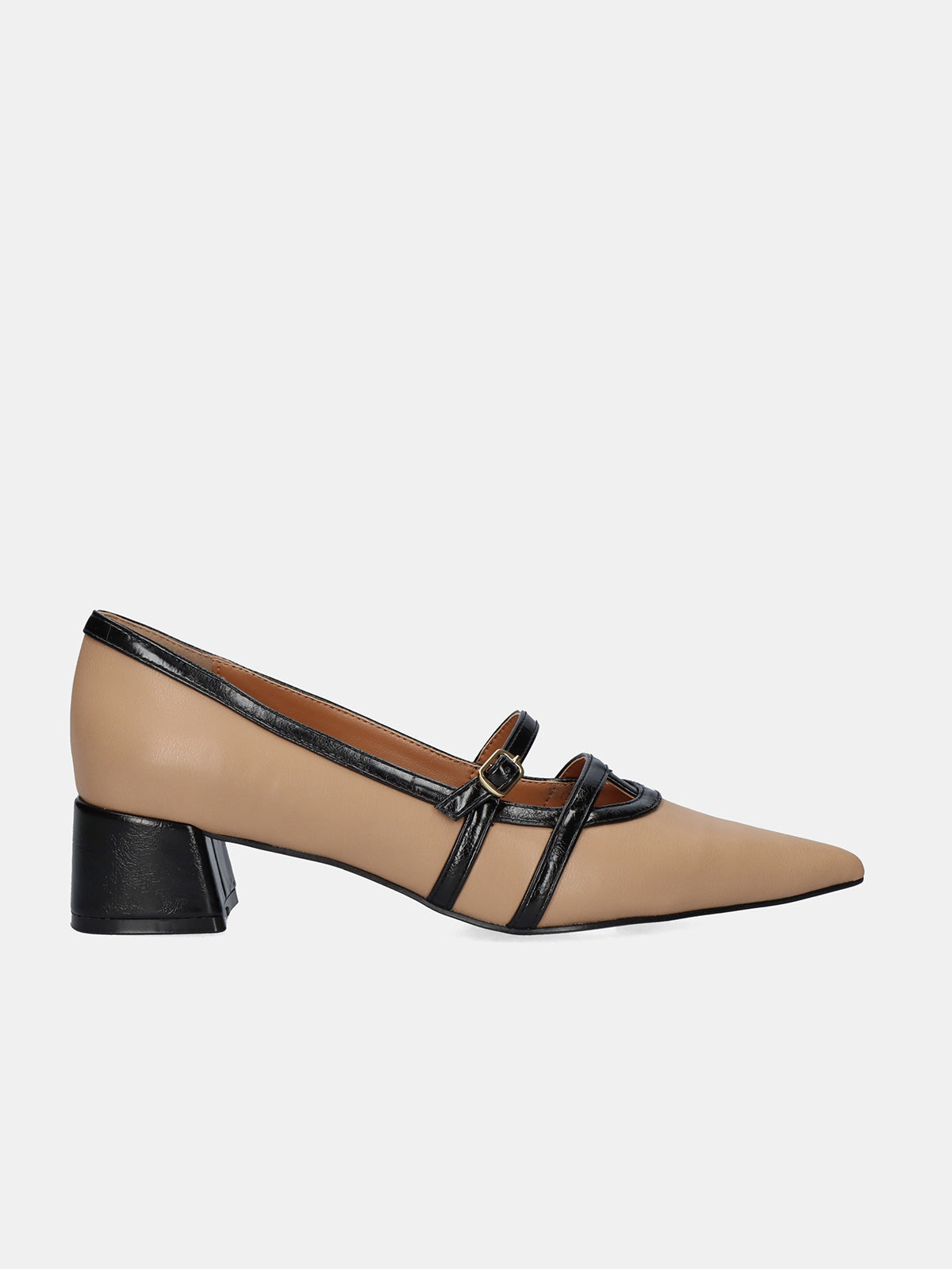 GRACE-611 PU TAUPE BLK