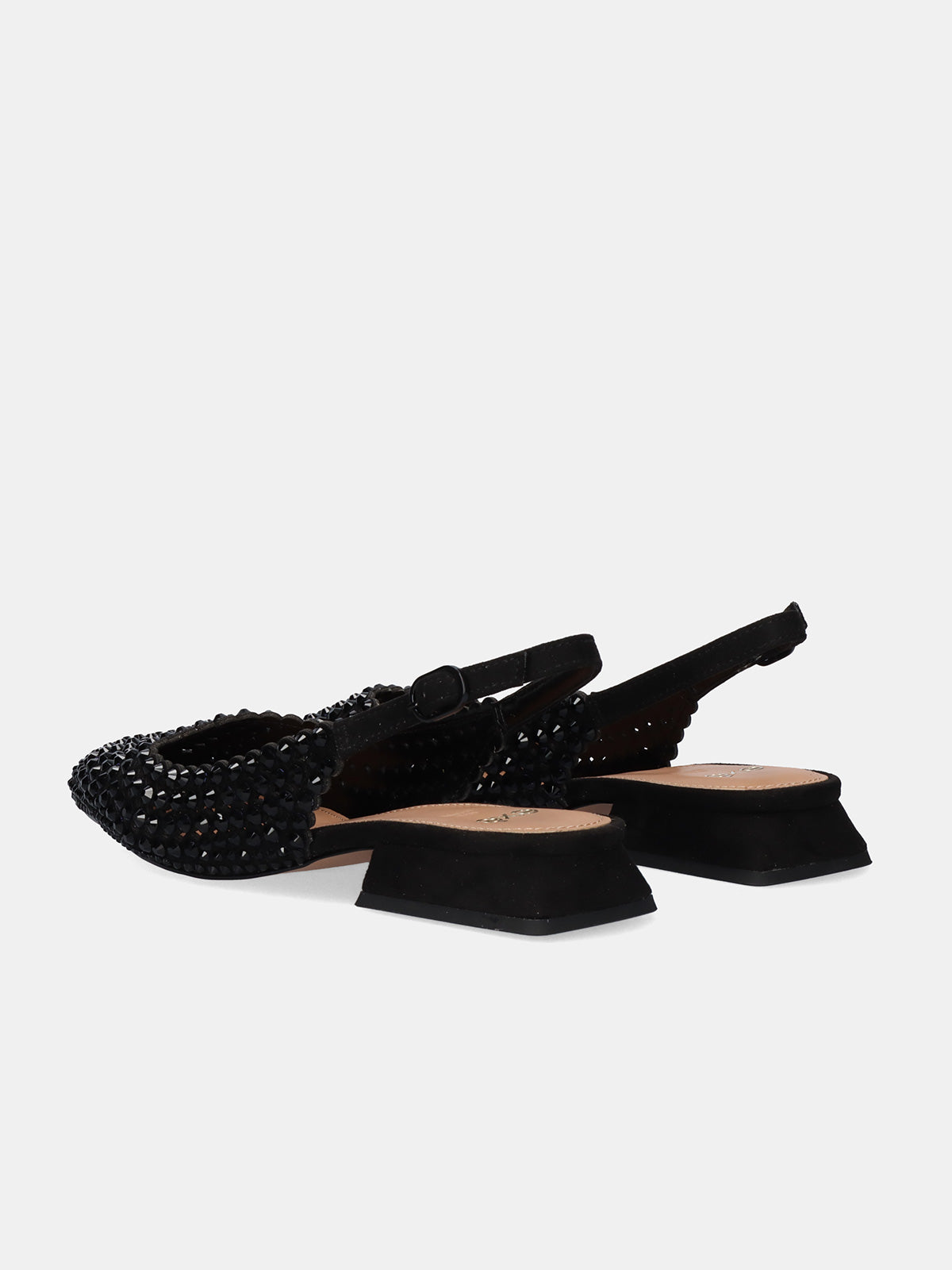 HILLARY-141 STRASS BLACK