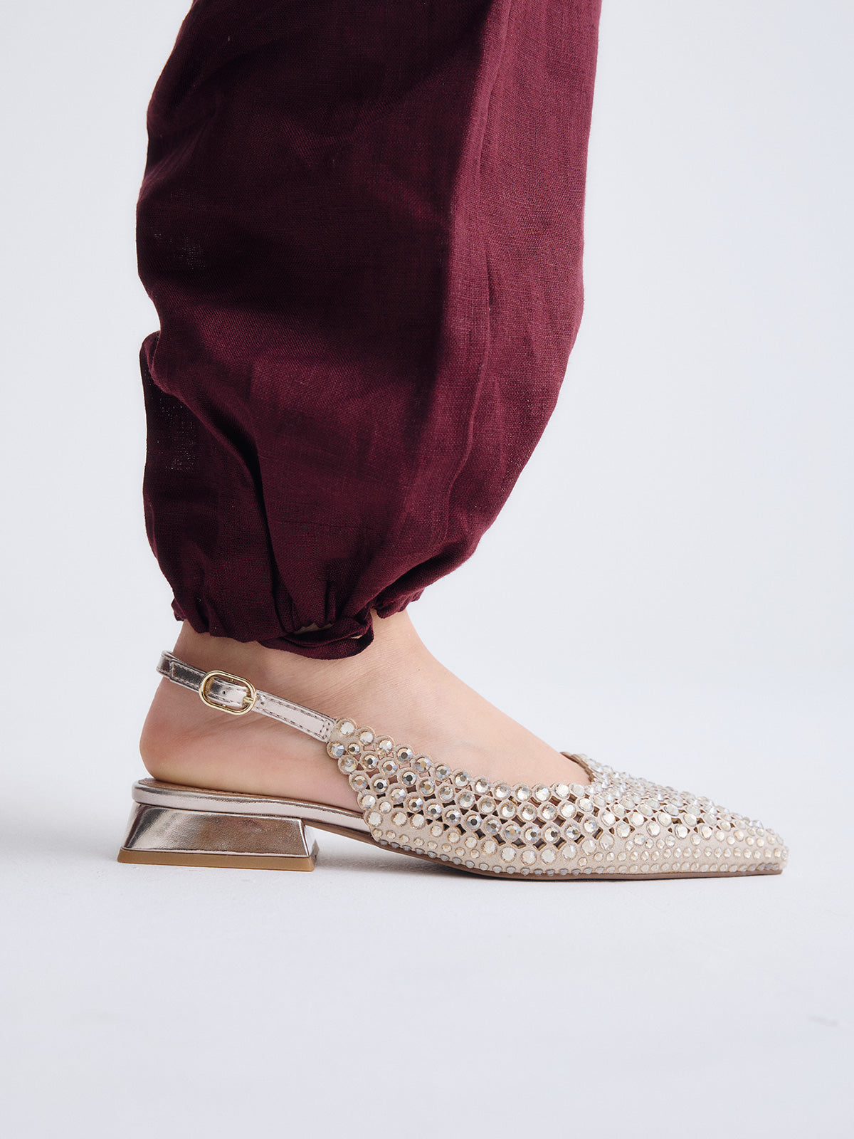 HILLARY-141 STRASS GOLD