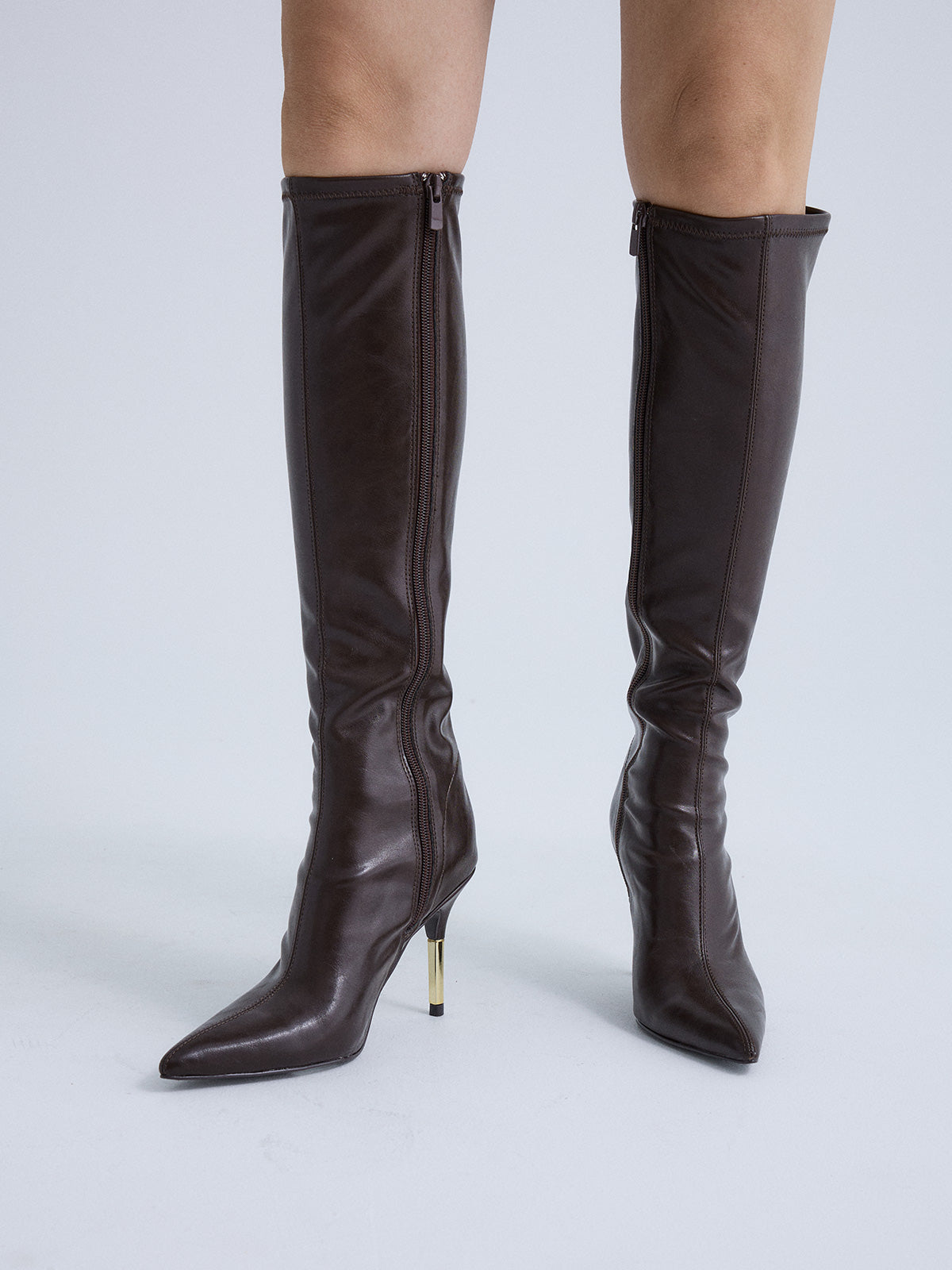 ISABELLA-410 ELASTIC BROWN