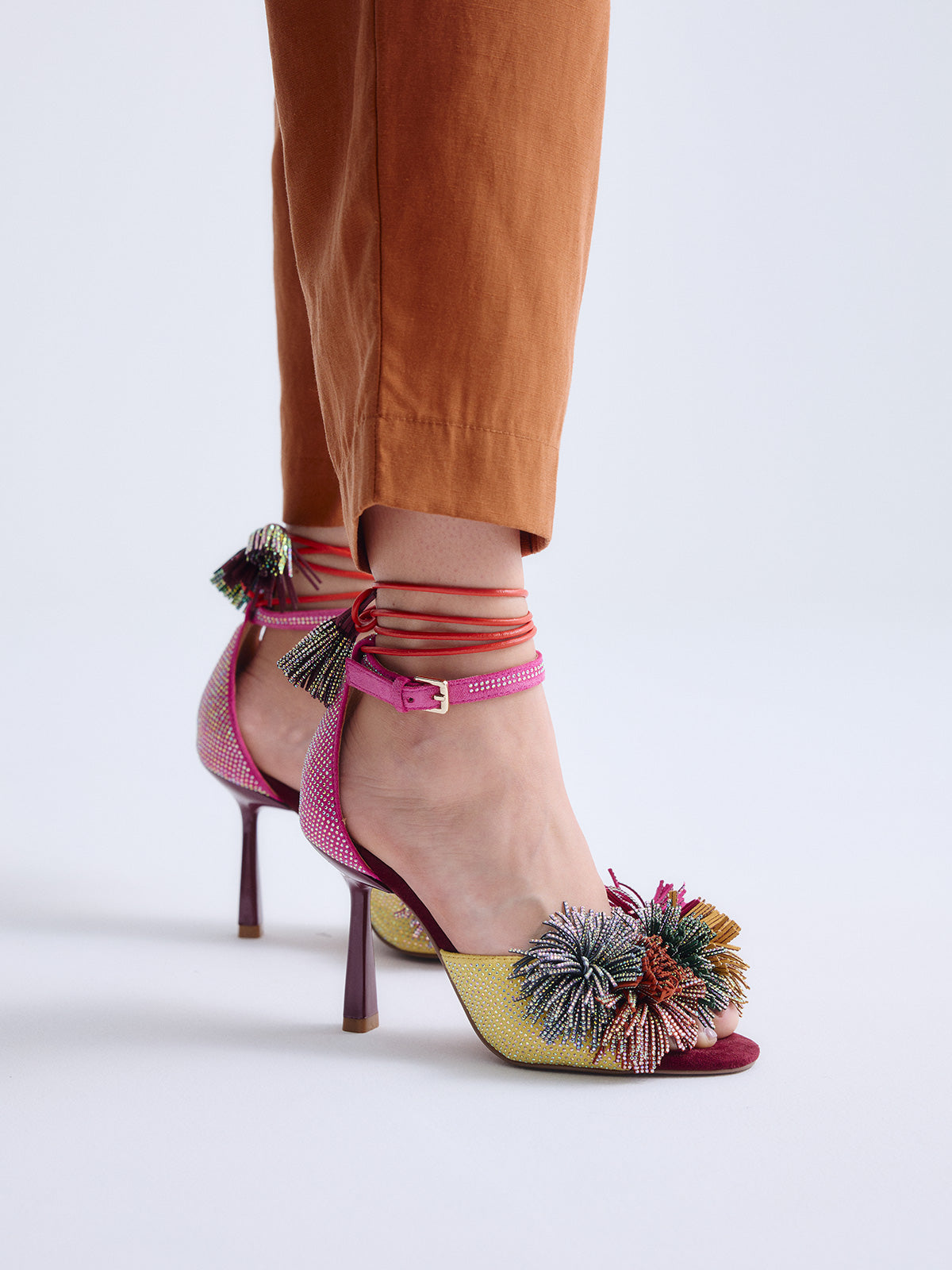 JENIFER-725 FABRIC PINK YELW