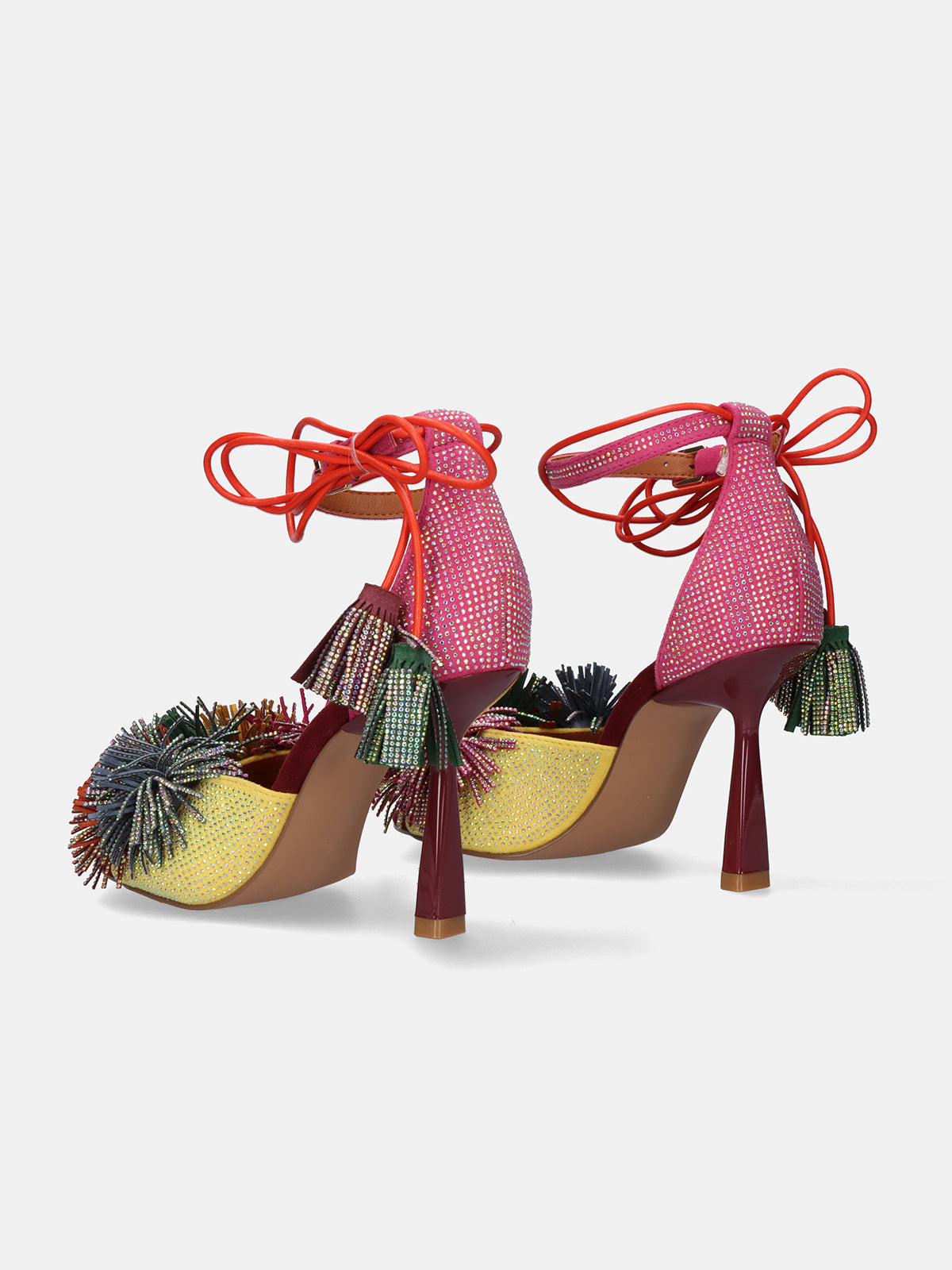 JENIFER-725 FABRIC PINK YELW