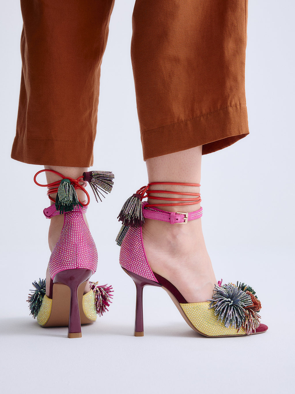 JENIFER-725 FABRIC PINK YELW