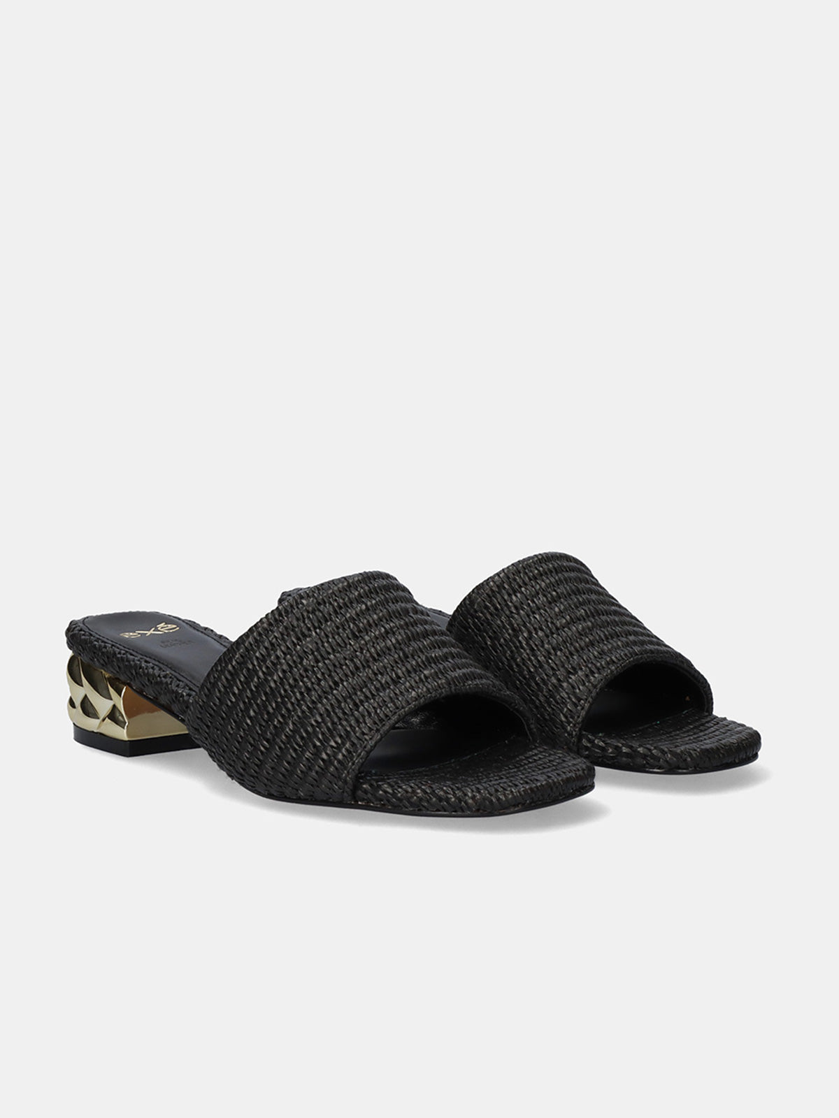 KATY-400 RAFFIA BLACK