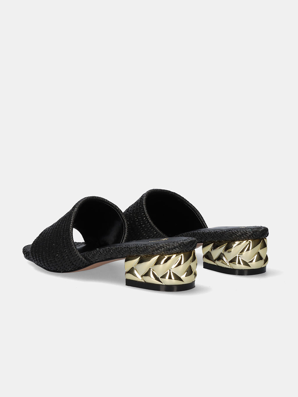 KATY-400 RAFFIA BLACK