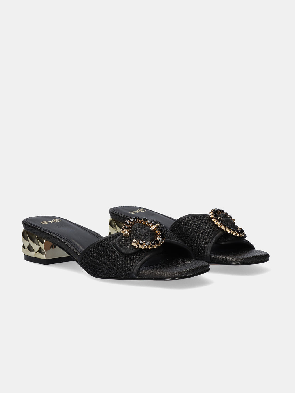 KATY-410 RAFFIA BLACK