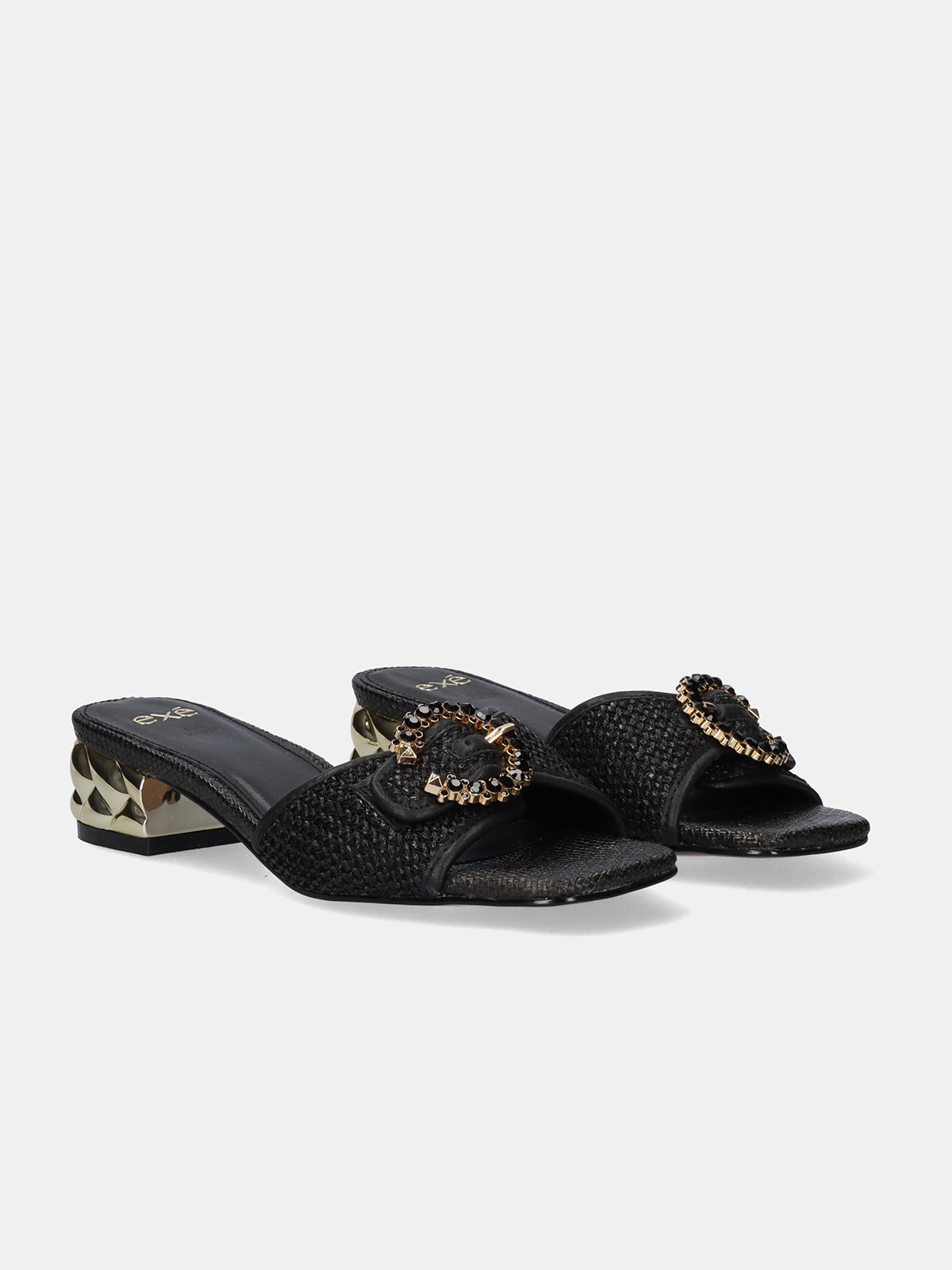 KATY-410 RAFFIA BLACK