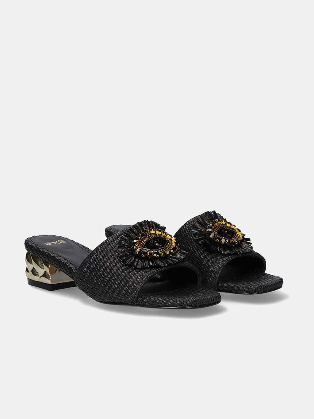 KATY-424 RAFFIA BLACK