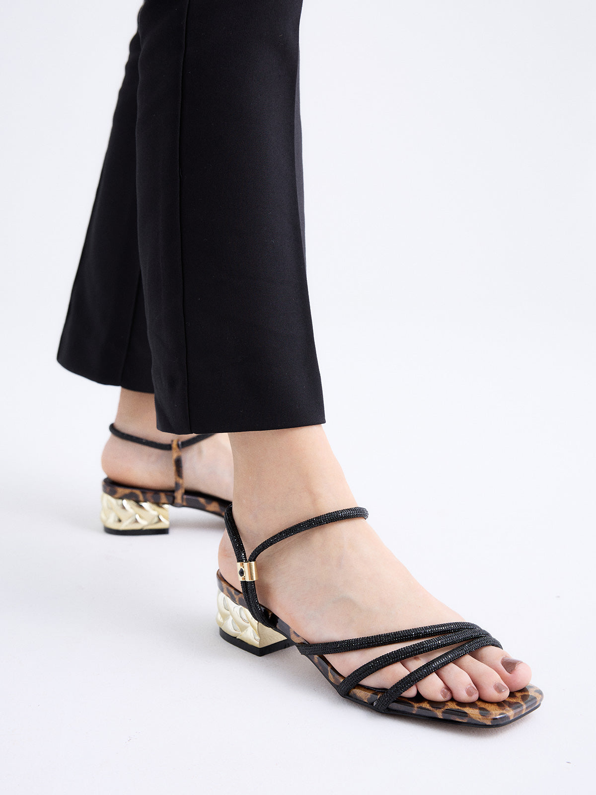 KATY-485 STRASS LEOPAR BLK