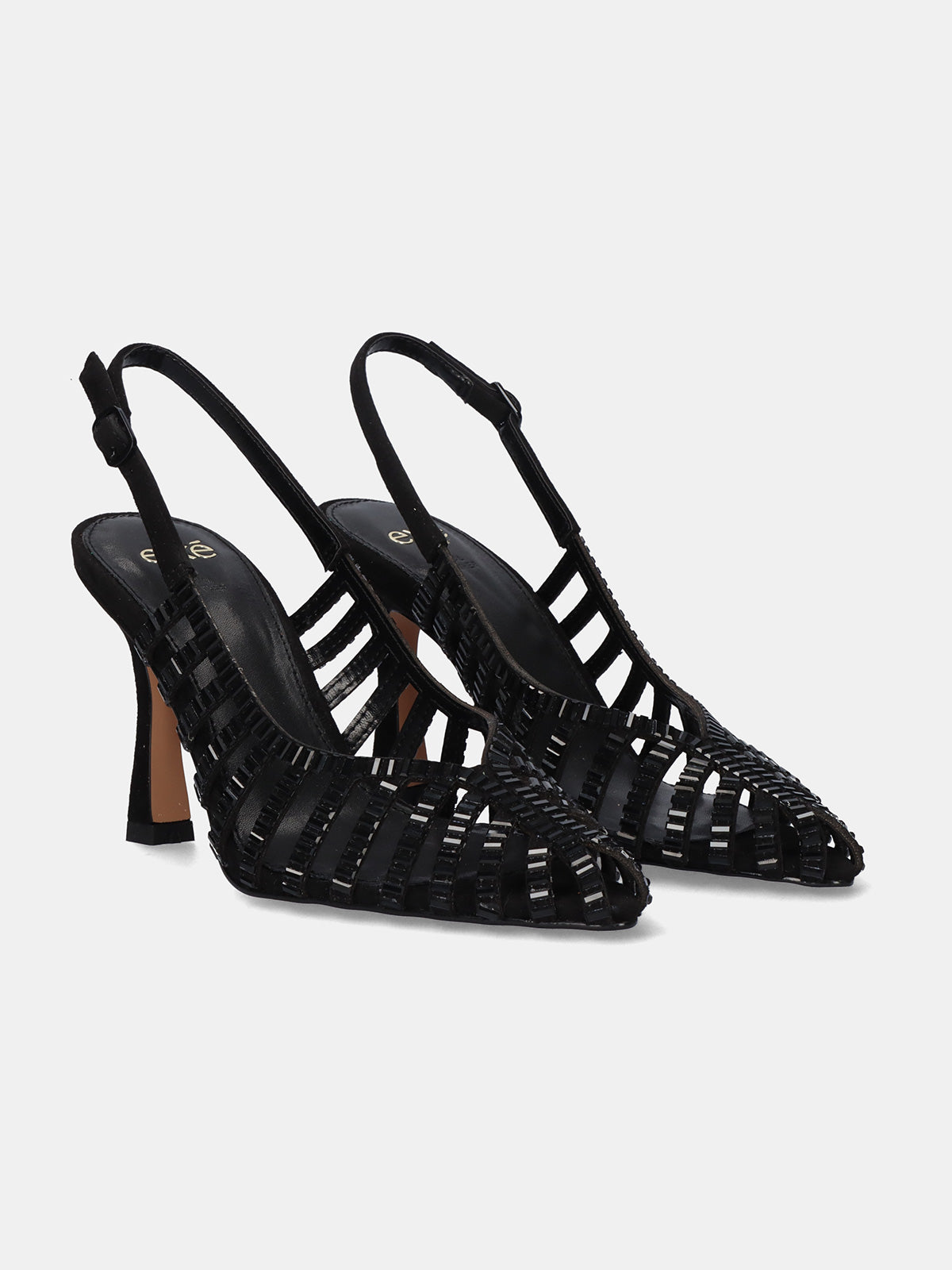 KELLY-505 STRASS BLACK