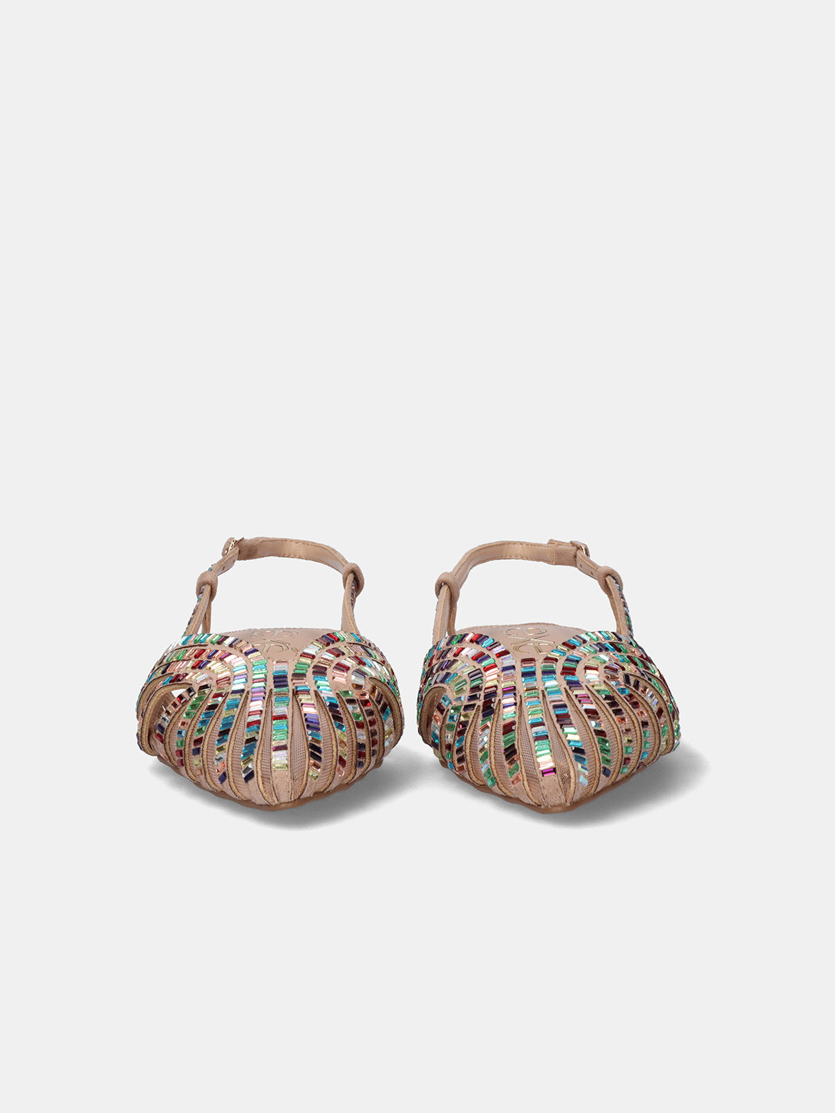 KENDAL-244 STRASS TAUPE MULT