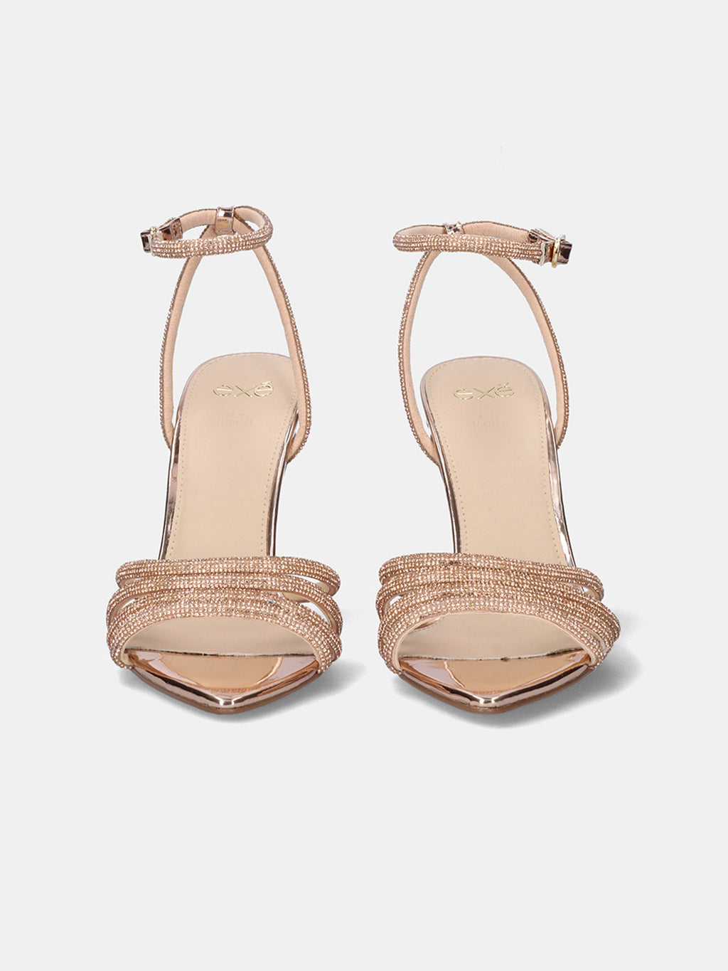 KRISTI-303 STRASS PINK GOLD