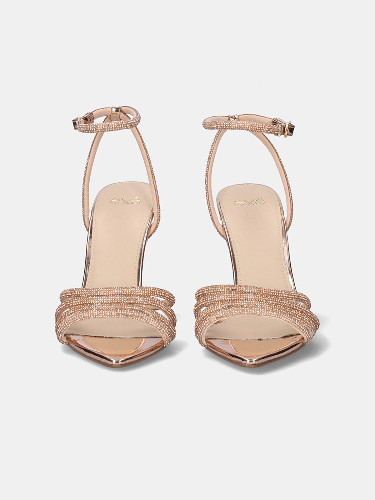 KRISTI-303 STRASS PINK GOLD