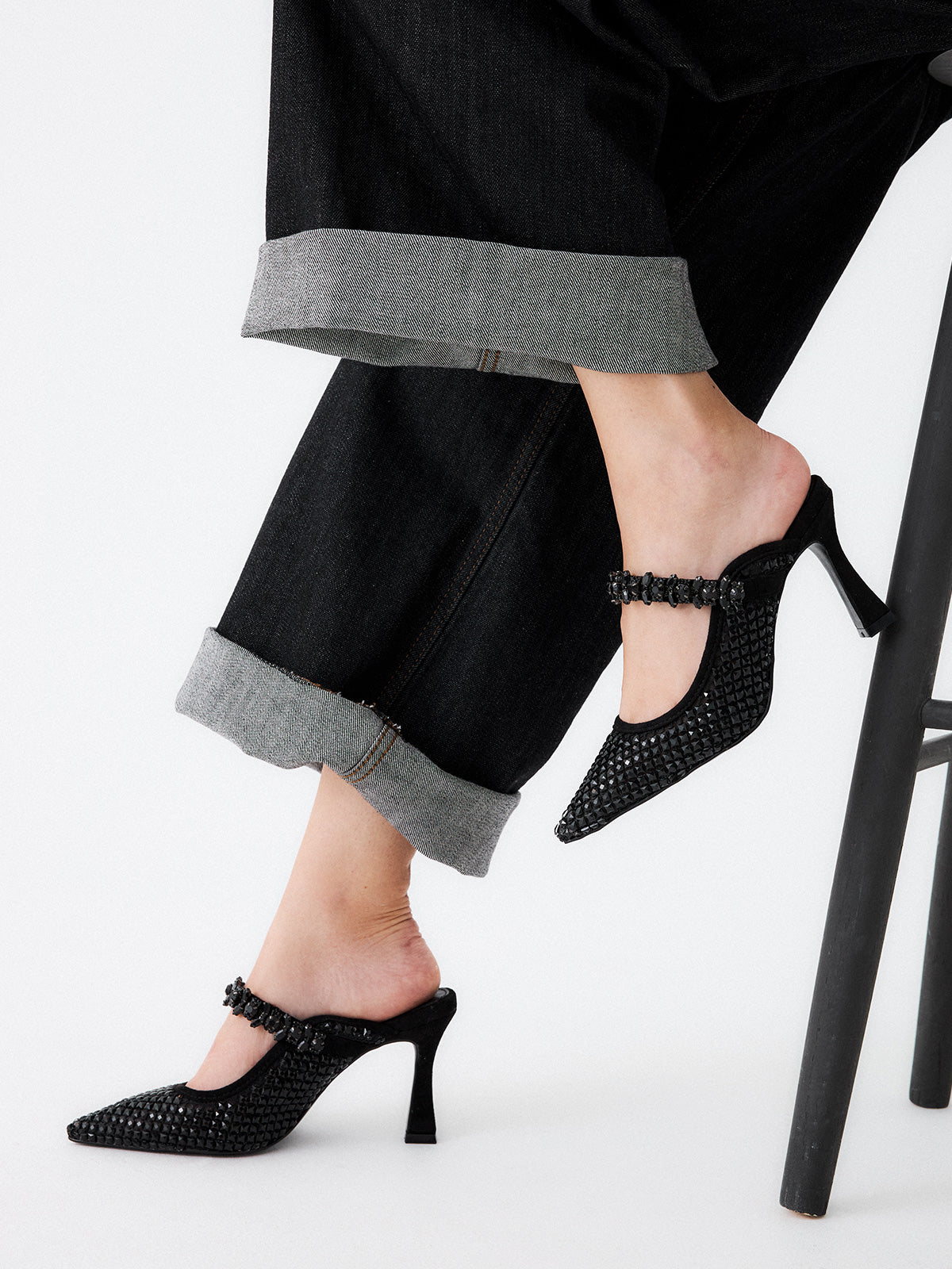 LAMINA-277 STRASS BLACK