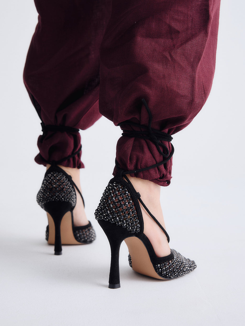 LORENA-305 STRASS BLACK